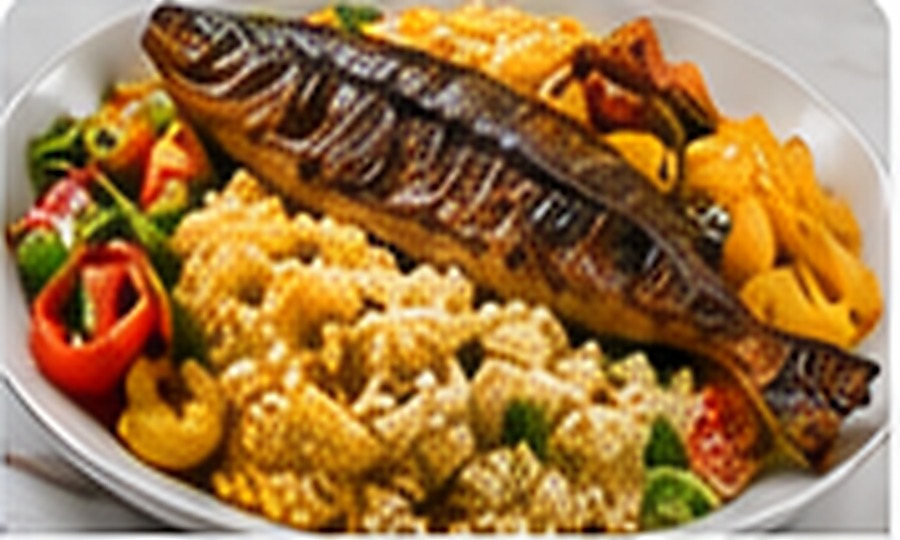 Attiéké poisson 