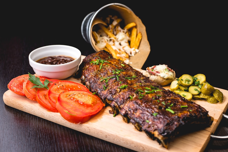 Côtes d'agneau grillées
