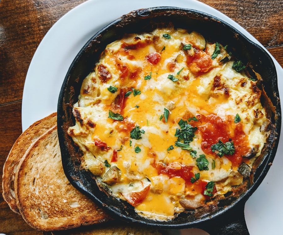 Omelette 4 œufs garnie