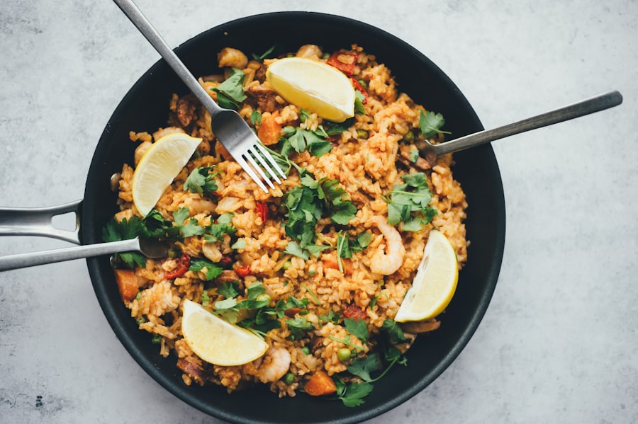 Riz aux légumes végétarien
